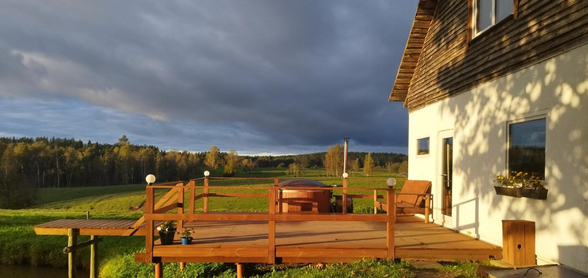 Guesthouse, Sauna & Jacuzzi In Gauja Valley - Kakukalns Straupe Exterior photo